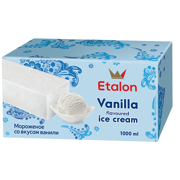 Etalon - Vanilla Flavoured Ice Cream 1000ml