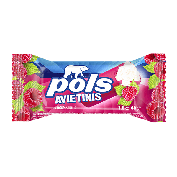 Pols - Curd Bar Raspberry 45g