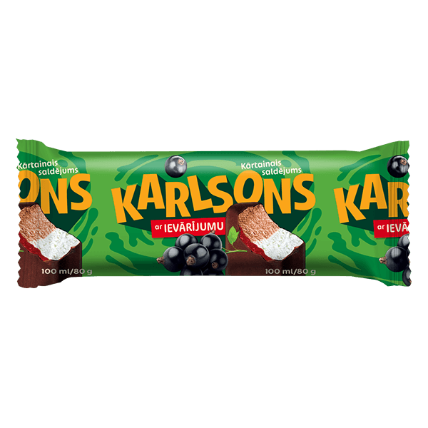 Karlsons - Vanilla Chocolate Ice Cream with Apple Blackcurrant 100ml