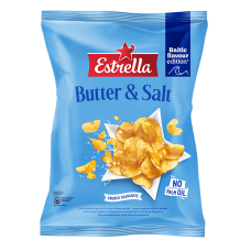 Estrella - Flat Cut Potato Chips with Taste of Butter and Salt 170g