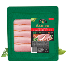 Krekenavos - Bajoru Hot Smoked Ham Sliced 140g