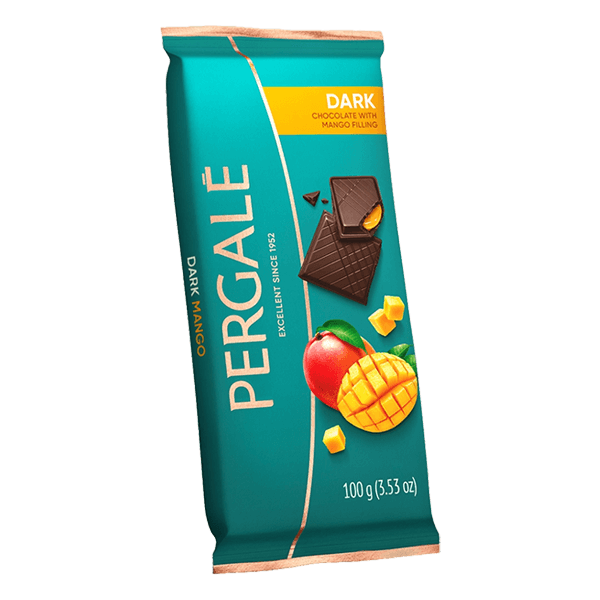 Pergale - Dark Chocolate with Mango Filling 100g