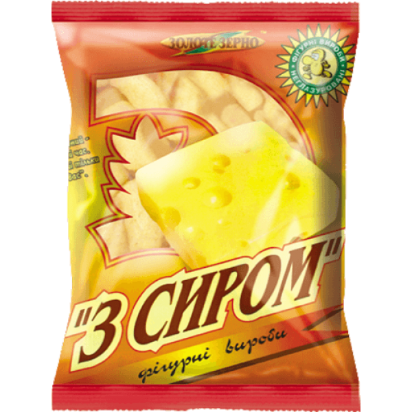 Zolote Zerno - Salty Corn Snack with Cheese Flavour 50g