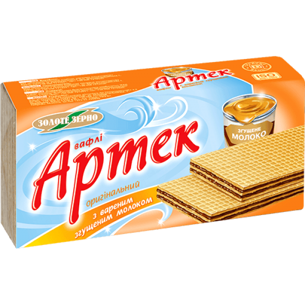 Zolote Zerno - Waffles Artek with Boiled Condensed Milk 90g