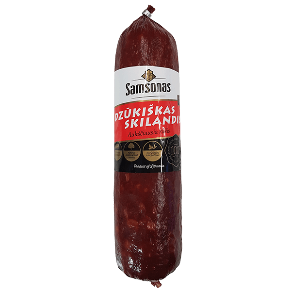 Samsonas - Dzukiskas Skilandis Cold Smoked Sausage (~650g)