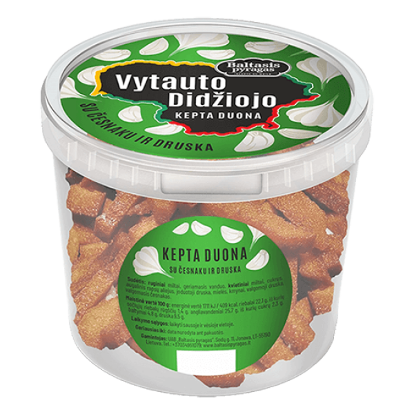 Baltasis Pyragas - Vytauto Fried Bread with Garlic and Salt 180g