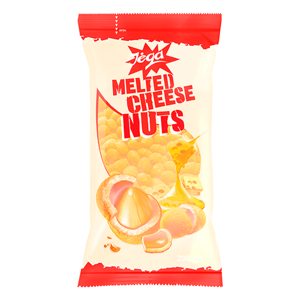 Jega - Melted Cheese Flavoured Crispy Coated Peanuts 200g