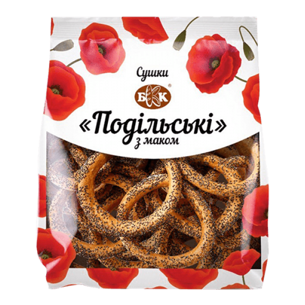 BKK - Crispy Bread Rings Podilsky with Poppy Seeds 250g