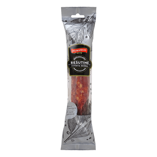 Delikatesas - Riesutine Cold Smoked Sausage 260g