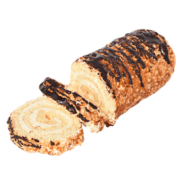 Cake World Bakery - Caramel Nut Roll (~0.4kg) pcs