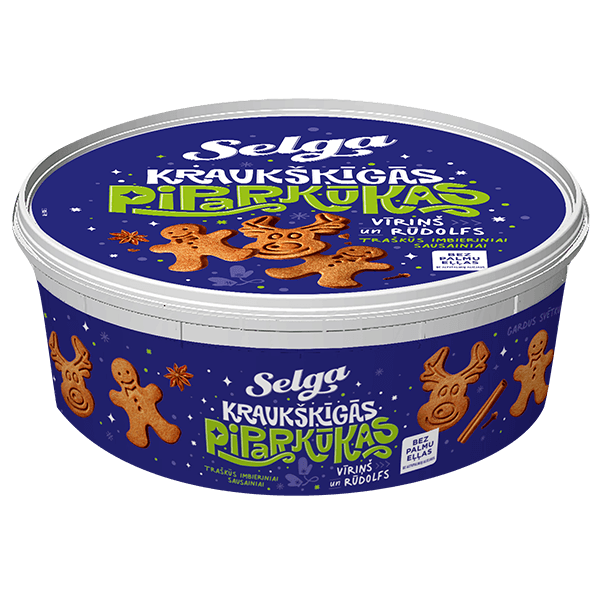 Selga - Piparkukas Christmas Gingerbread Biscuits 500g