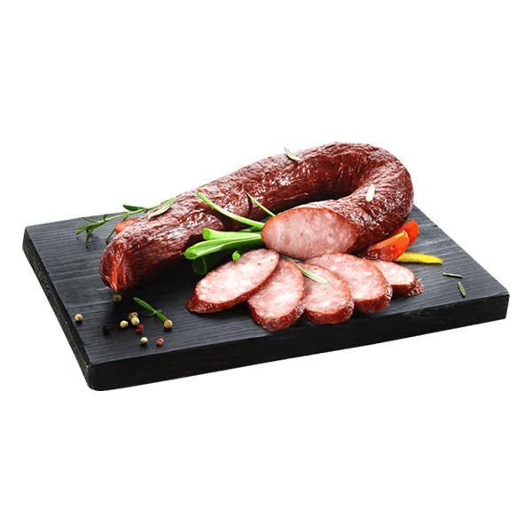 Delikatesas - Senoliu Hot Smoked Sausage kg (~500g)