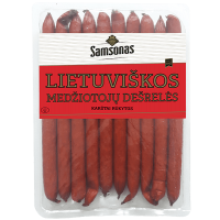 Samsonas - Lietuviskos Medziotoju Hot Smoked Sausages 530g