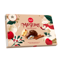 Laima - Maigums Zephyr in Chocolate with Apple Cinnamon Filling 185g