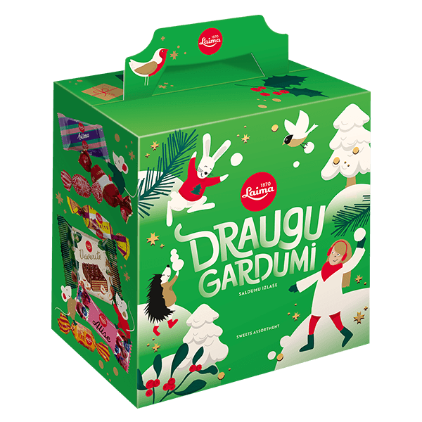 Laima - Christmas Sweets Assortment Draugu Gardumi 650g