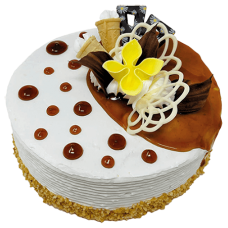 Cake World Bakery - Soft Cheese and Peanuts Cake (~1.4kg) pcs