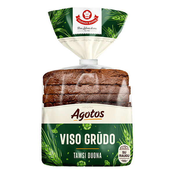 Vilniaus Duona - Agotos Wholegrain Rye Bread 300g