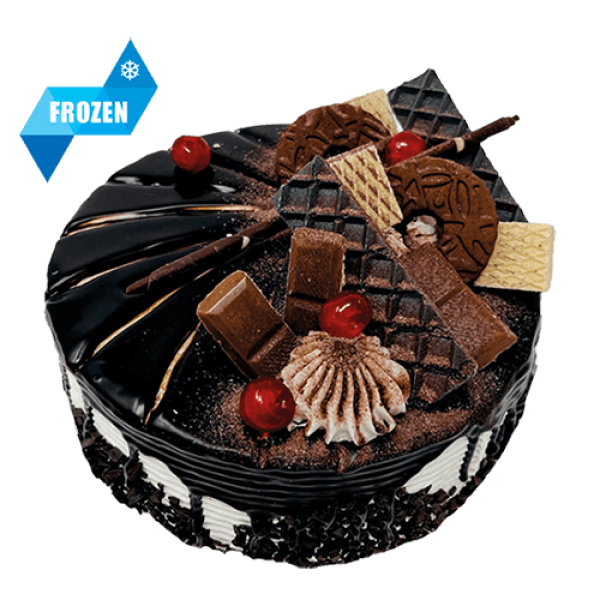 Cake World Bakery - Round Chocolate Cake Frozen (~1.3kg) pcs