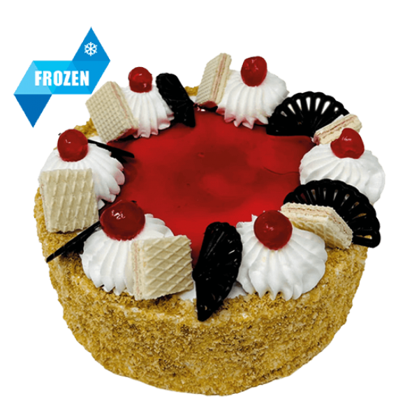 Cake World Bakery - Round Napoleon Cherry Cake Frozen (~1.6kg) pcs