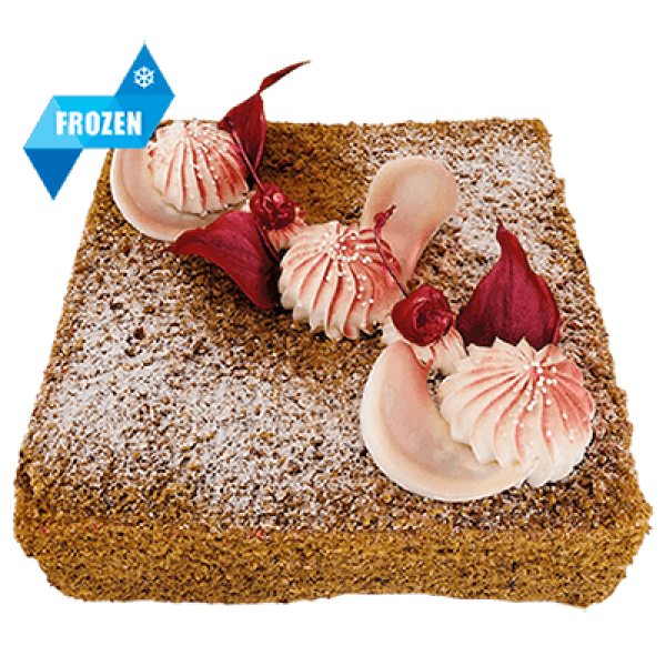 Cake World Bakery - Square Royal Honey Cake Frozen (~1.25kg) pcs