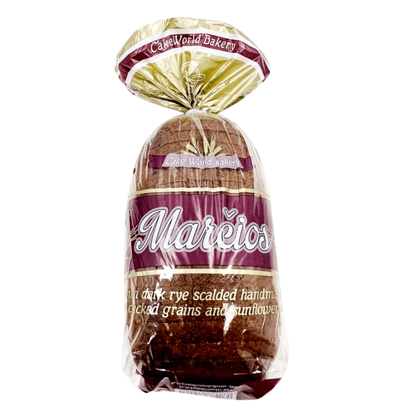 Cake World Bakery - Marcios Dark Rye Bread 800g