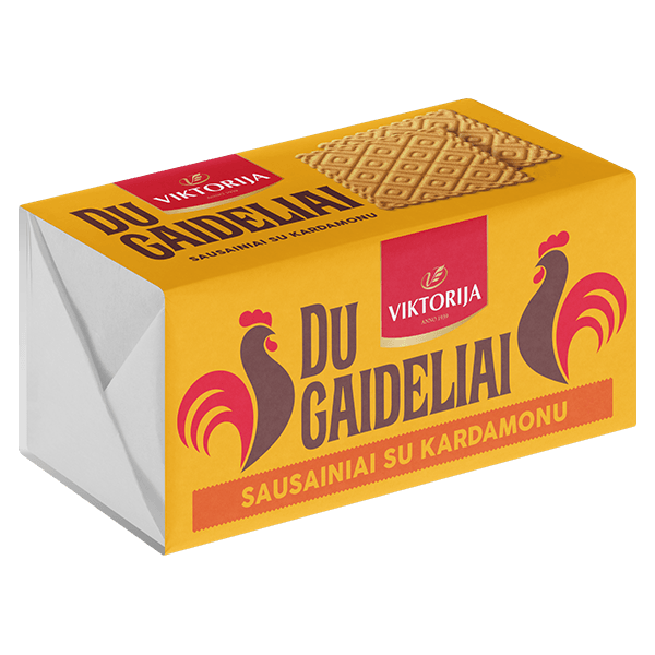 Viktorija ir Partneriai - Du Gaideliai Biscuits 180g