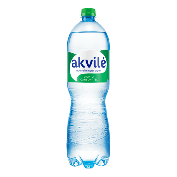 Akvile - Carbonated Natural Mineral Water 1.5L