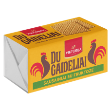 Viktorija ir Partneriai - Du Gaideliai Biscuits with Fruktoze 180g