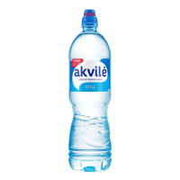 Akvile - Still Natural Mineral Water in Sport Bottle 1L