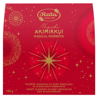 Ruta - Crispy Almonds in Ruby Chocolate and Black Currant 100g