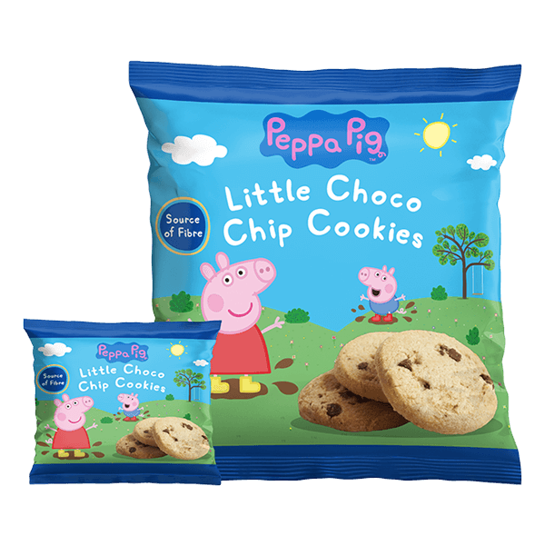 Peppa Pig Choco Chip Mini Biscuits 5x20g Multi-pack