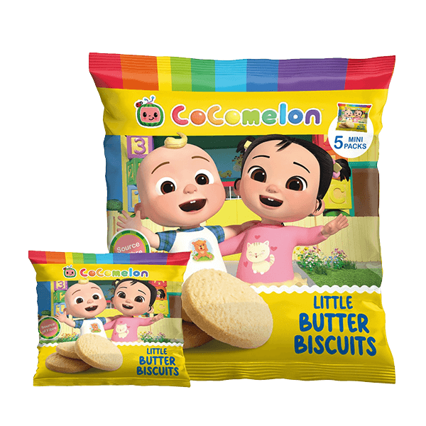 Cocomelon All Butter Mini Biscuits 5x20g Multi-pack