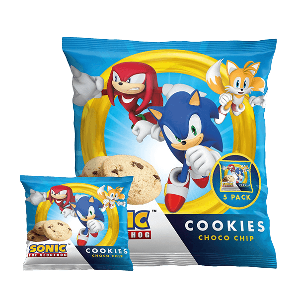 Sonic Choco Chip Mini Biscuits 5x20g Multi-pack