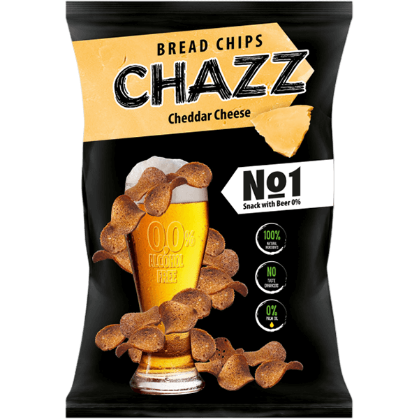 Chazz - Bread Chips with Cheddar Cheese 100g