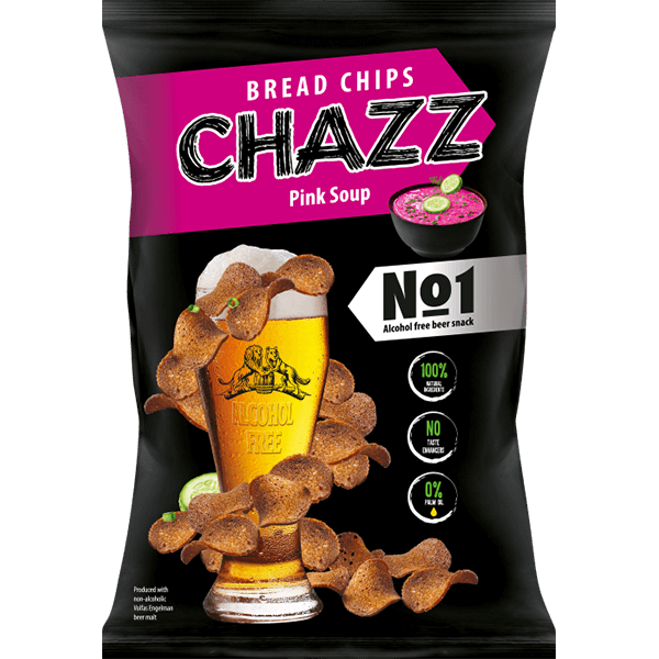 Chazz - Bread Chips Pink Soup Flavour 100g