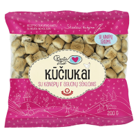 Beatos Virtuve - Kuciukai Christmas Cookies with Hemp Seeds and Poppy 200g