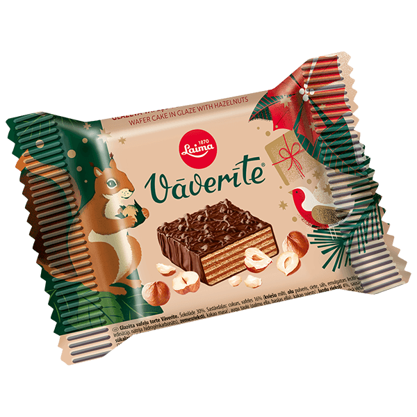 Laima - Vaverite Coated Wafer Cake 40g