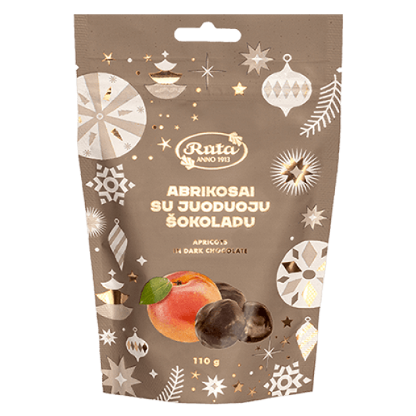 Ruta - Apricot Peels in Dark Chocolate (55 %) 110g