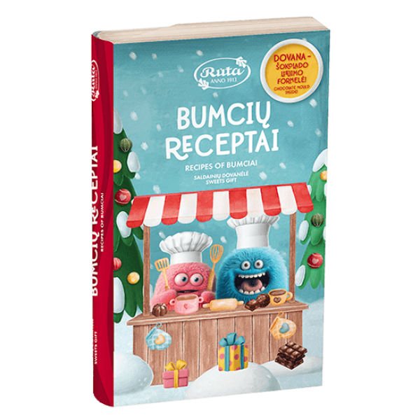 Ruta - Sweets Gift Bumciai Recipes Book 188g (Inside Set for Making Chocolate Shapes)