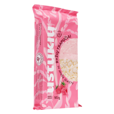 Ustukiu Malunas - Rice Cakes with Raspberry Coating 90g