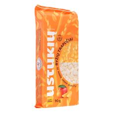 Ustukiu Malunas - Rice Cakes with Mango Flavoured Coating 90g