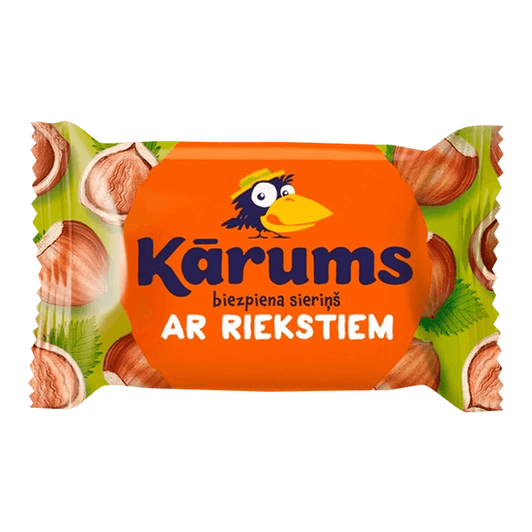 Karums - Glazed Curd Cheese Bar with Nuts 45g