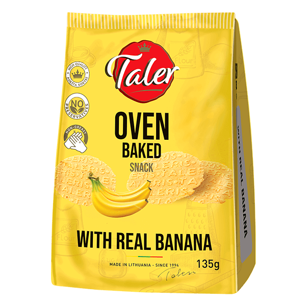 Taler - Taler Snacks with Bananas 135g