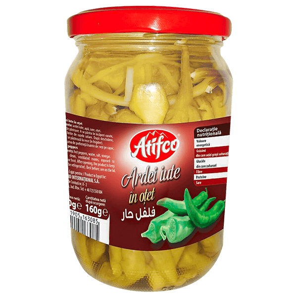 Atifco - Hot Peppers in Vinegar Jar 370g