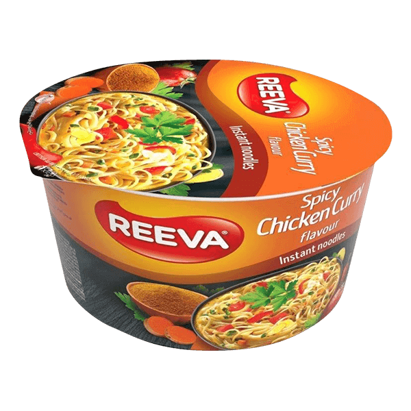 Reeva - Instant Noodles Spicy Chicken Curry Flavour 75g Cup