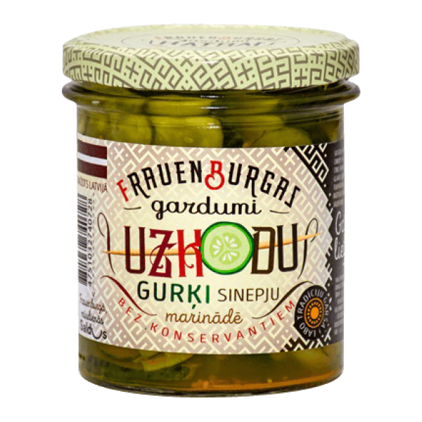 Frauenburgas Gardumi - Snack Cucumbers in Mustard Marinade 330g