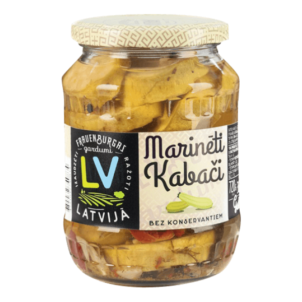 Frauenburgas Gardumi - Pickled Zucchini 720g