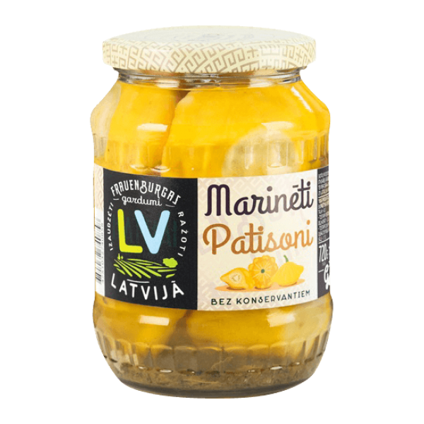 Frauenburgas Gardumi - Pickled Patisons 720g