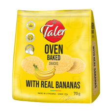 Taler - Taler Snacks with Bananas 70g