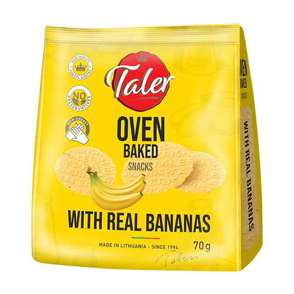 Taler - Taler Snacks with Bananas 70g